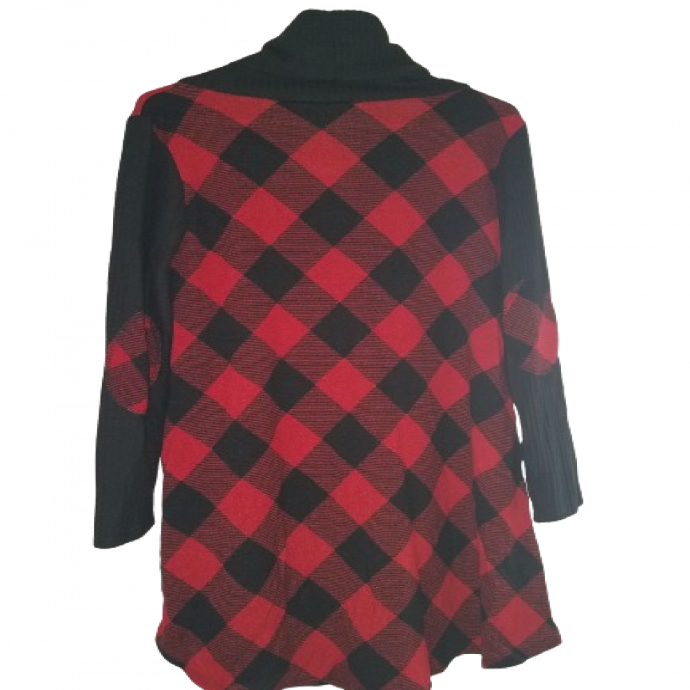 Red Buffalo Plaid Tartan Swing Dress